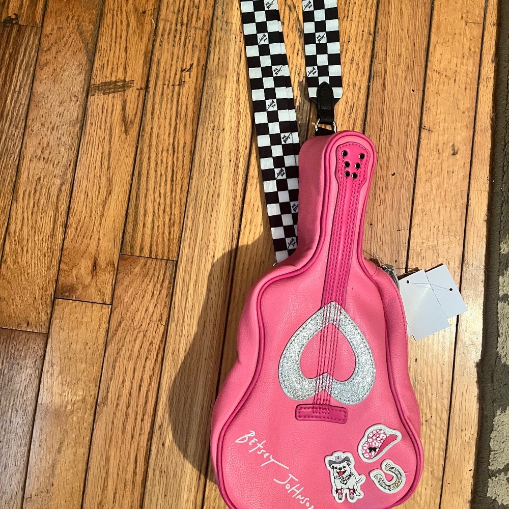 Betsy Johnson guitar crossbody